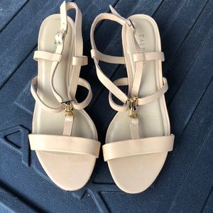 Talbots sandals never been worn!